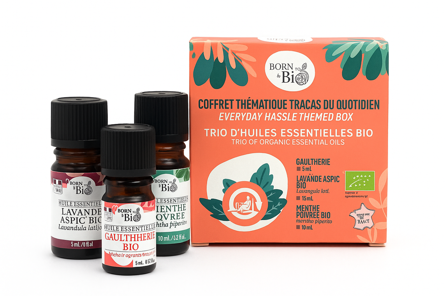 coffret huiles essentielles bio bien-être
