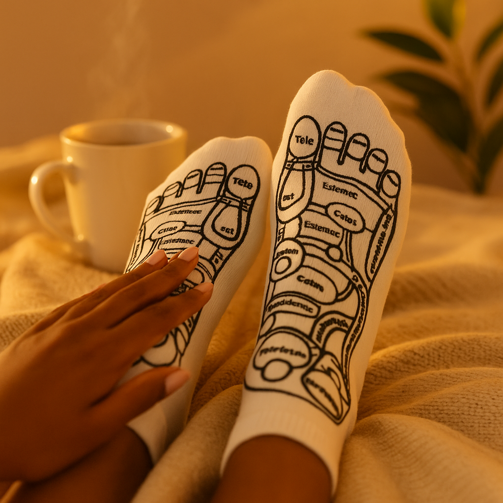Chaussettes de Réflexologie Plantaire